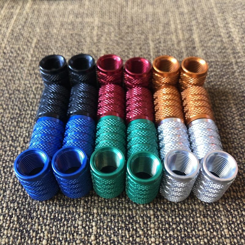 Custom Wholesale Aluminum Air Nozzle Cap Tire Valves Cap Automobile