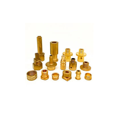 Custom Brass CNC Parts Automotive Electronics Aerospace Industries High-Precision CNC Machining Service Supplier