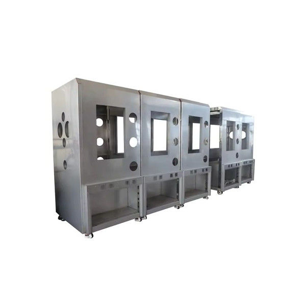 Custom Stainless Steel Copper Sheet Metal Fabrication Parts High Precision Laser Cutting Electric Cabinet Frame Factory