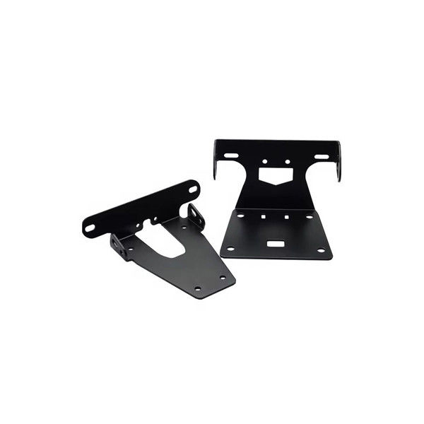 Silver Custom Sheet Metal Fabrication Bracket for Laser Cutting Bending Welding Service