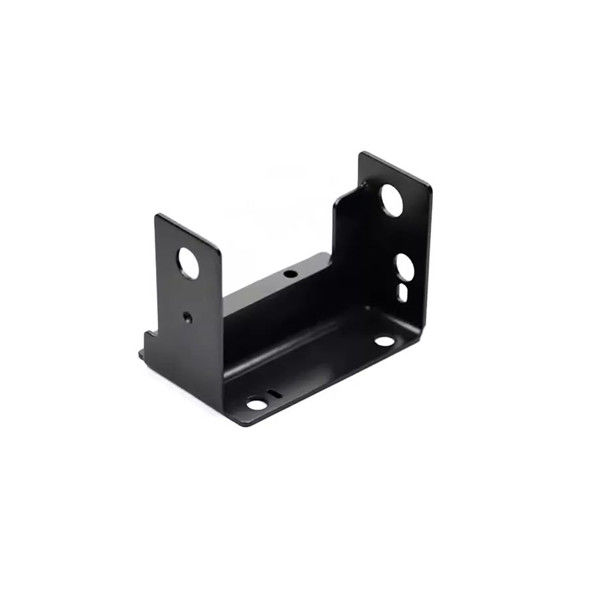 Black Motorcycle Custom Sheet Metal Fabrication Bracket by Experienced Vendor
