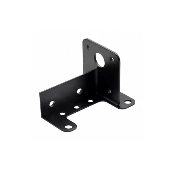 Black Motorcycle Custom Sheet Metal Fabrication Bracket by Experienced Vendor
