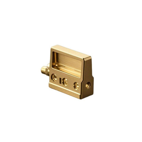 Anodized Sandblast Silk-screen Brass CNC Parts Automotive Electronics Aerospace Components